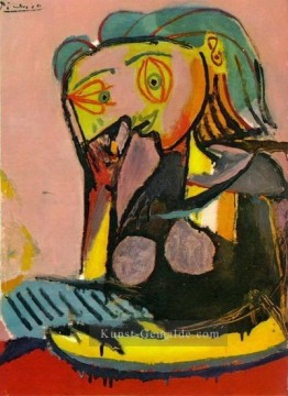  accoudee - Frau accoudee 3 1938 kubist Pablo Picasso
